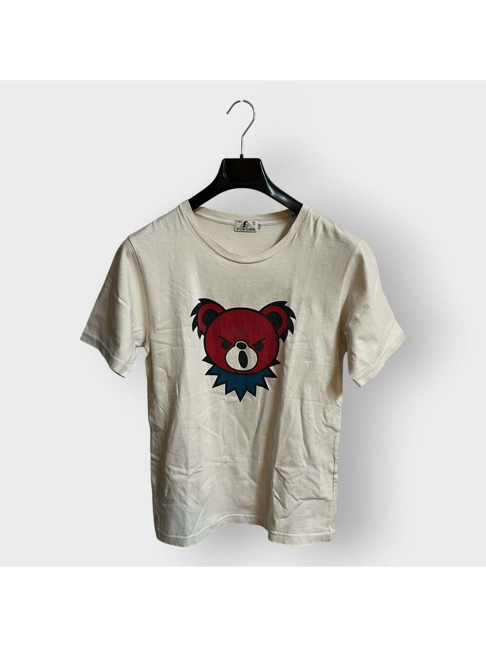 Hysteric Glamour Teddy Bear Graphic Tee Red Blue Size S Vintage